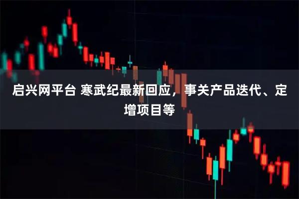 启兴网平台 寒武纪最新回应，事关产品迭代、定增项目等